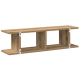 Wandschappen 75X18X20Cm Bewerkt Hout Artisanaal Eikenkleur Artisanaal Eikenkleurig