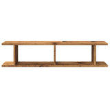 Wandschappen Bewerkt Hout Kleurig Oud Hout