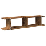 Wandschappen Bewerkt Hout Kleurig Oud Hout