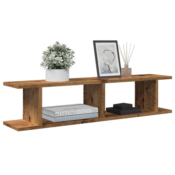 Wandschappen Bewerkt Hout Kleurig Oud Hout