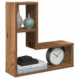 Wandplanken 2 Pcs 50 X 15 X 85 Cm Bewerkt Hout