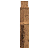 Wandschap 80X15X78,5 Cm Bewerkt Hout Kleurig