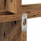 Wandschap 80X15X78,5 Cm Bewerkt Hout Kleurig