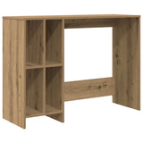 Bureau 102,5X35X75 Cm Bewerkt Hout Artisanaal Eikenkleur