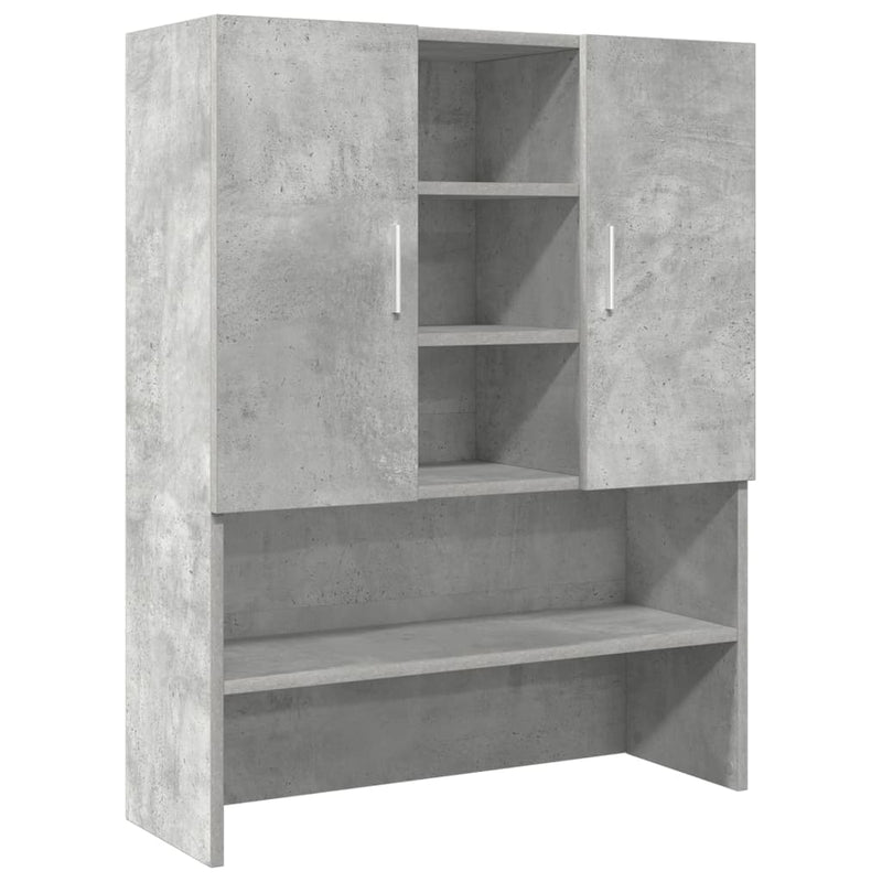 Wasmachinekast 70,5X25,5X90 Cm Betongrijs