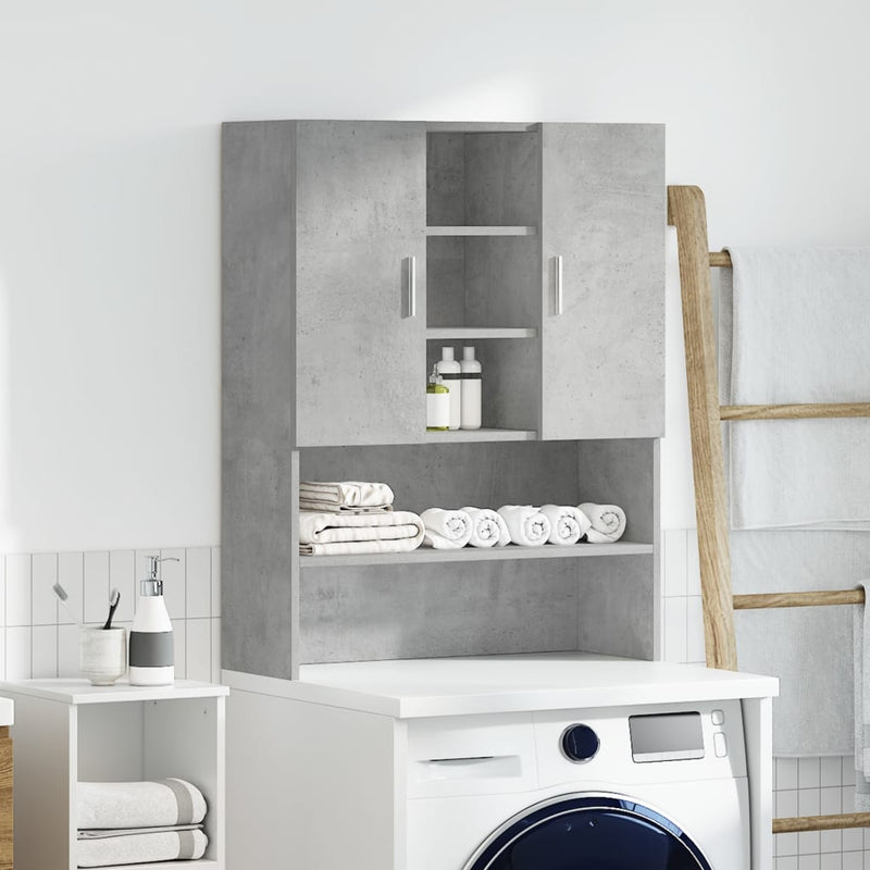 Wasmachinekast 70,5X25,5X90 Cm Betongrijs