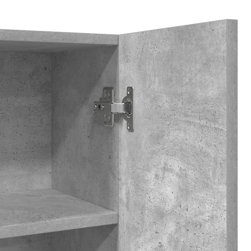 Wasmachinekast 70,5X25,5X90 Cm Betongrijs