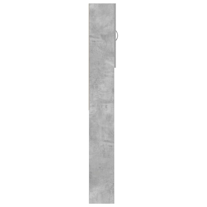 Wasmachinekast 64X25,5X190 Cm Betongrijs