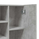 Wasmachinekast 64X25,5X190 Cm Betongrijs