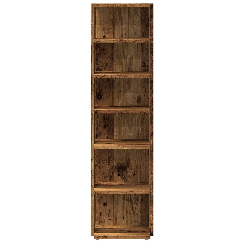 Schoenenkast 28X27X102 Cm Bewerkt Hout Kleurig