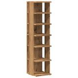 Schoenenkast 28X27X102 Cm Bewerkt Hout