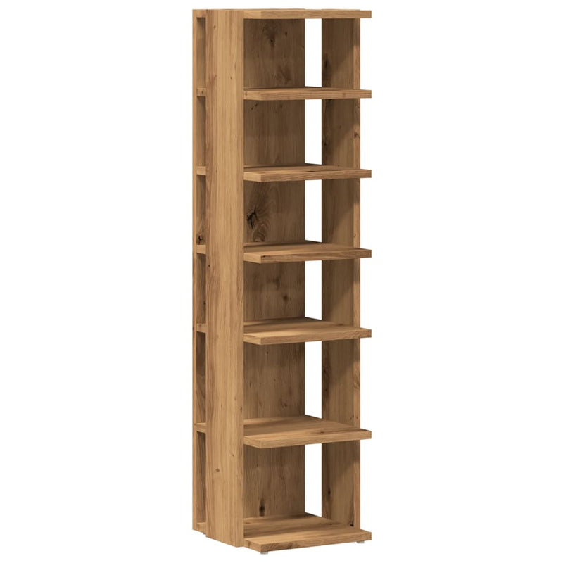 Schoenenkast 28X27X102 Cm Bewerkt Hout