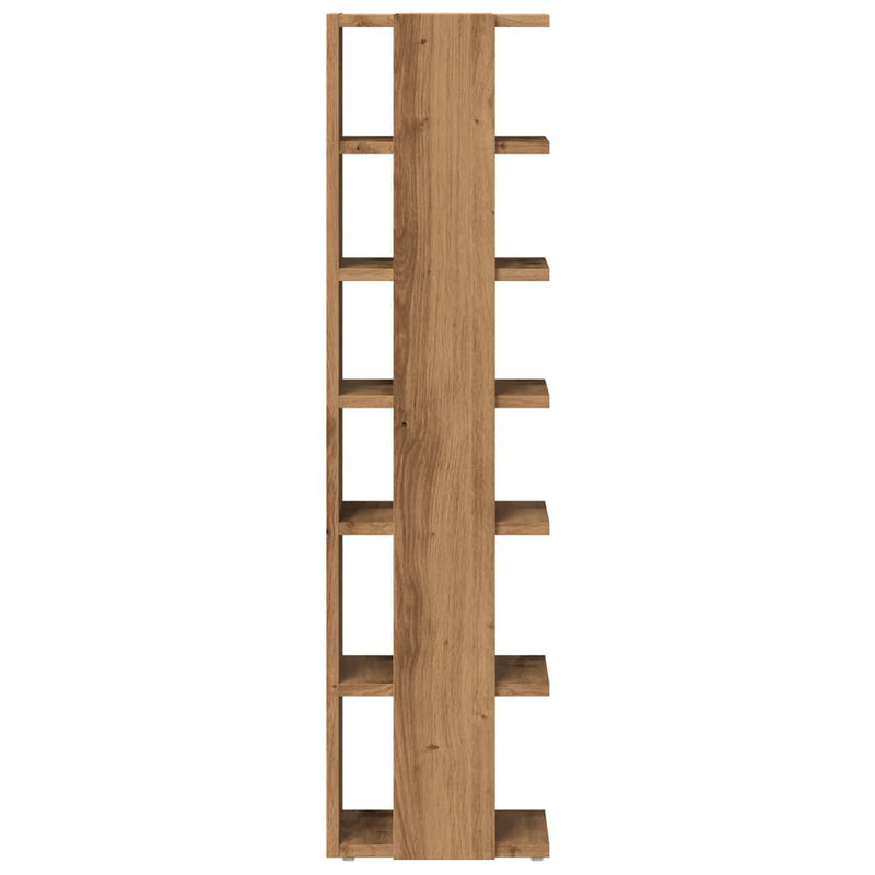 Schoenenkast 28X27X102 Cm Bewerkt Hout