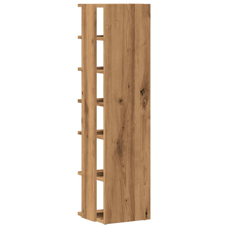 Schoenenkast 28X27X102 Cm Bewerkt Hout