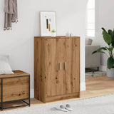 Schoenenkast Bewerkt Hout Artisanaal Eikenkleur