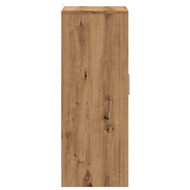 Schoenenkast Bewerkt Hout Artisanaal Eikenkleur