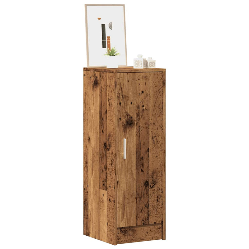 Schoenenkast Bewerkt Hout Artisanaal Eikenkleur