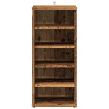 Schoenenkasten 2 St 32X35X70 Cm Bewerkt Hout Kleurig