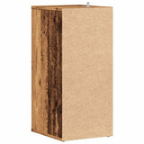 Schoenenkasten 2 St 32X35X70 Cm Bewerkt Hout Kleurig