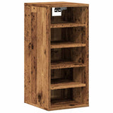 Schoenenkasten 2 St 32X35X70 Cm Bewerkt Hout Kleurig