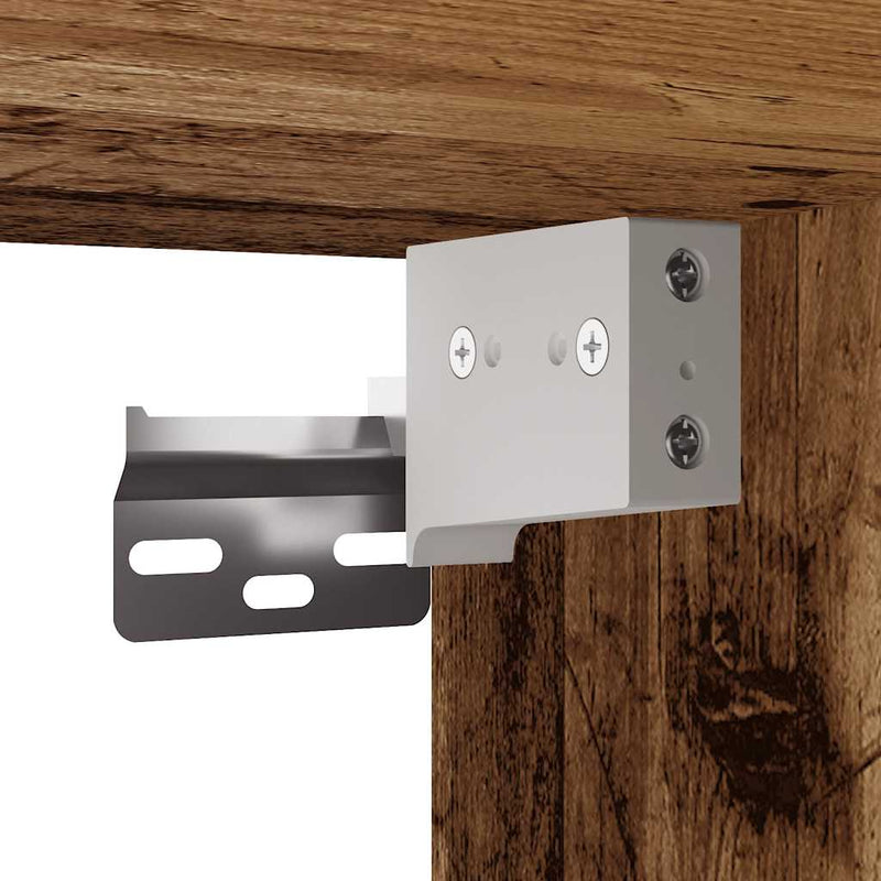 Schoenenkasten 2 St 32X35X70 Cm Bewerkt Hout Kleurig