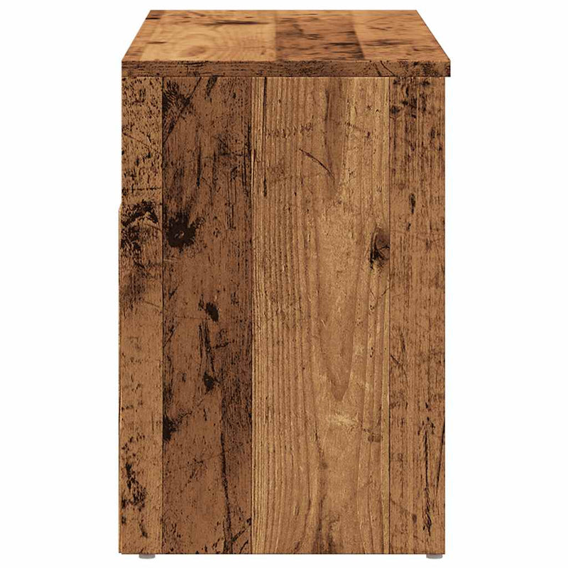 Schoenenbank Bewerkt Hout Kleurig
