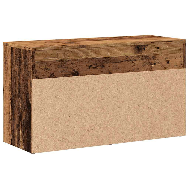 Schoenenbank Bewerkt Hout Kleurig