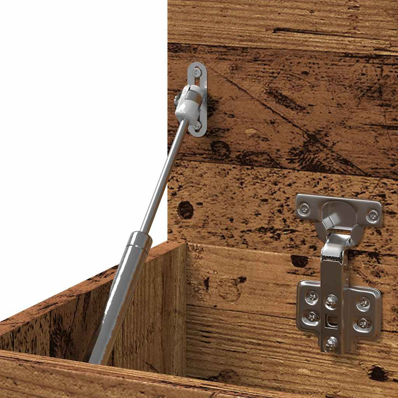 Schoenenbank Bewerkt Hout Kleurig