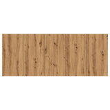 Hoofdeinde 200X1,5X80 Cm Bewerkt Hout Artisanaal Eikenkleur