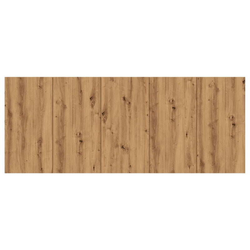 Hoofdeinde 200X1,5X80 Cm Bewerkt Hout Artisanaal Eikenkleur
