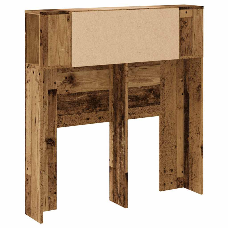 Hoofdbordkast 100X18,5X102,5 Cm Bewerkt Hout Kleurig