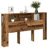 Hoofdeinde Kas 180 X 18,5 X 102,5 Cm Bewerkt Hout