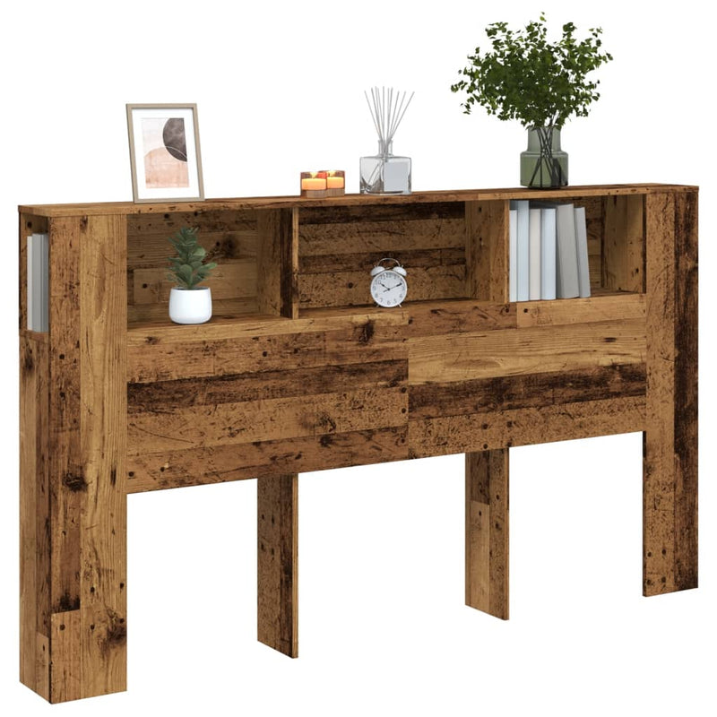 Hoofdeinde Kas 180 X 18,5 X 102,5 Cm Bewerkt Hout