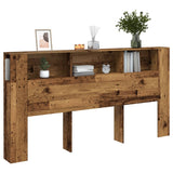 Hoofdeinde Kas 200 X 18,5 X 104,5 Cm Bewerkt Hout