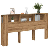 Hoofdeinde Kas 200 X 18,5 X 104,5 Cm Bewerkt Hout