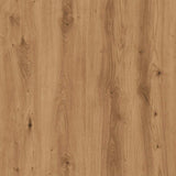 Dossierkast Verrijdbaar 45X38X54 Cm Hout Artisanaal Eikenkleur