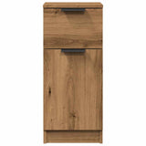 Dressoirs 30X30X70 Cm Bewerkt Hout Artisanaal Eikenkleur