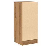 Dressoirs 30X30X70 Cm Bewerkt Hout Artisanaal Eikenkleur