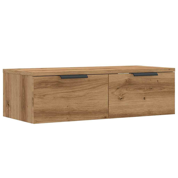Wandkast 68X30X20 Cm Bewerkt Hout