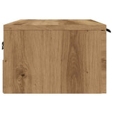 Wandkast 68X30X20 Cm Bewerkt Hout