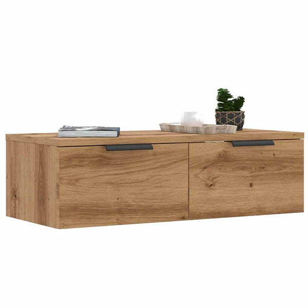 Wandkast 68X30X20 Cm Bewerkt Hout