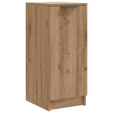 Schoenenkast 29,5X35X70 Cm Bewerkt Hout Artisanaal Eikenkleur