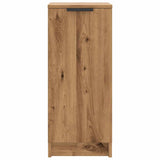 Schoenenkast 29,5X35X70 Cm Bewerkt Hout Artisanaal Eikenkleur