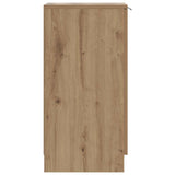 Schoenenkast 29,5X35X70 Cm Bewerkt Hout Artisanaal Eikenkleur
