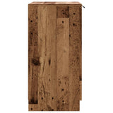 Schoenenkast 59X35X70 Cm Bewerkt Hout Kleurig Oud Hout