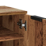 Schoenenkast 59X35X70 Cm Bewerkt Hout Kleurig Oud Hout