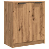 Schoenenkast 59X35X70 Cm Bewerkt Hout Artisanaal Eikenkleurig