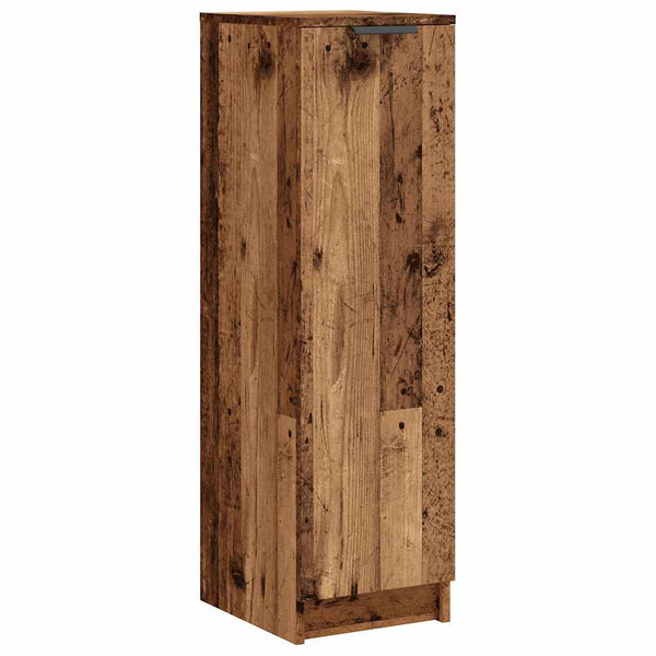 Schoenenkast 29,5X35X100,5 Cm Bewerkt Hout Kleurig