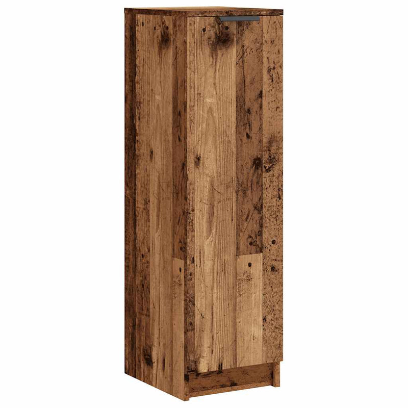 Schoenenkast 29,5X35X100,5 Cm Bewerkt Hout Kleurig