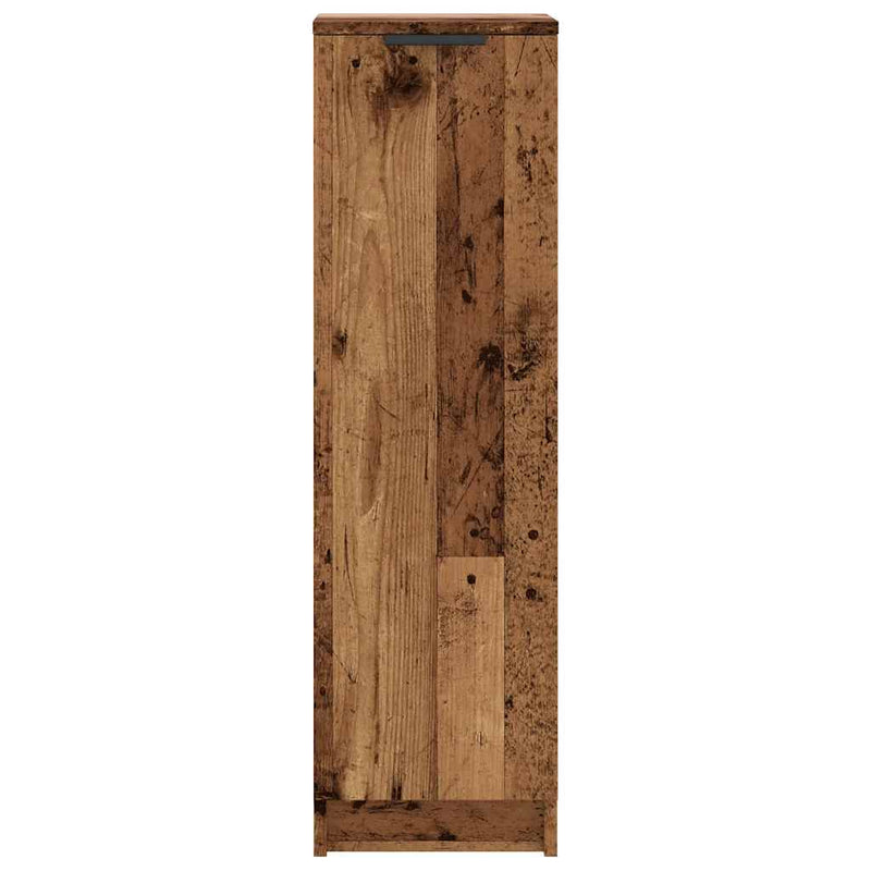 Schoenenkast 29,5X35X100,5 Cm Bewerkt Hout Kleurig